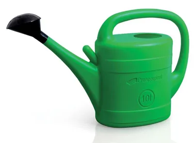 Produktbild von BirnePower Gießkanne 10L Grün mit Abnehmbarer Brause, Gartengießkanne Blumengießkanne Kunststoff UV-Beständig, Handlich für Garten Beet & Terrasse