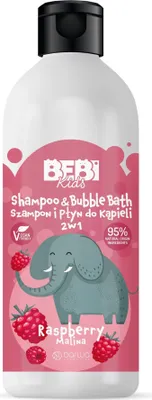 Zdjęcie produktu dla Barwa Bebi Kids Szampon I Płyn 2W1 Malinowy 500 Ml