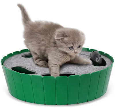 Elektrisches Katzenspielzeug mit Laufmaus, interaktiv, automatisch, für Katzen