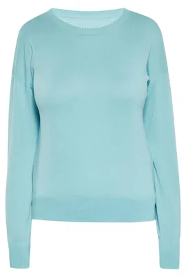 Image de Pull ALBEE pour femme - bleu turquoise, XL