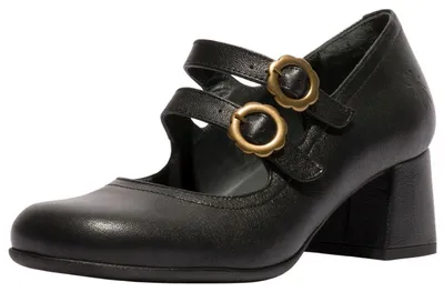 Produktbild von FLY London Damen Pumps aus hochwertigem Leder mit elegantem Blockabsatz