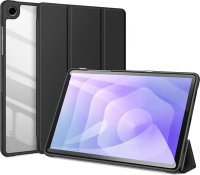 Produktbild von Samsung Galaxy Tab A11 Plus / Tab A9 Plus Hülle - Dux Ducis Toby Tri-Fold Ständer Klapphülle mit Schlaf/Wach-Funktion - Schwarz
