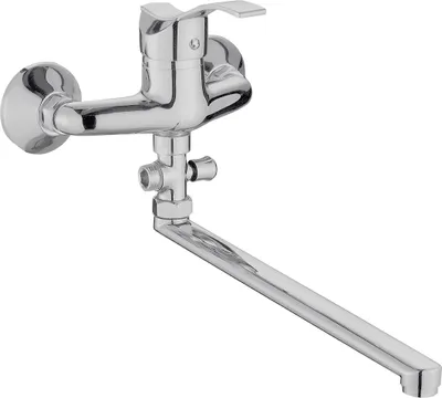 Produktbild von BADLAND Badewannenarmatur Wasserhahn ARGOX Wannenarmatur für Badezimmer in Chrom