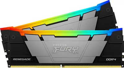 Obrázek produktu pro Kingston Technology FURY 32 GB 3600 MT/s DDR4 CL16 DIMM (sada dvou) 1Gx8 Renegade RGB, 32 GB, 2 x 16 GB, DDR4, 288-pin DIMM