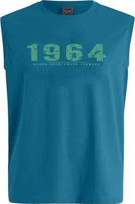 Produktbild von Übergrößen Tanktop Vintage Number rauchgrün AHORN SPORTSWEAR Water Blue 7XL