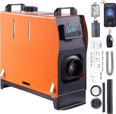 Image de Écran LCD - Bluetooth - Chauffage auxiliaire - 5 kW - Chauffage au diesel - Chauffage automatique