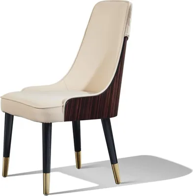 Produktbild von Luxus Design Polster Stuhl Stühle Sitz Büro Office Esszimmer Holz Möbel Stühle