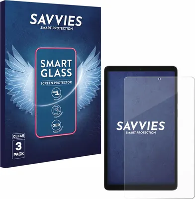 Produktbild von 3x Savvies Schutzglas Folie für Samsung Galaxy Tab A11 8.7" 9H Panzer Schutzfolie Glas Displayschutz klar transparent