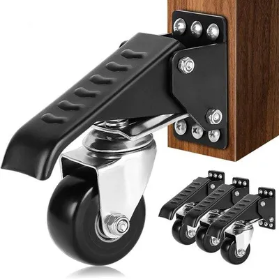 Image de Chargeuse sur pneus pour charges lourdes - Pneus pour charges lourdes d'une capacité de charge de 420 kg - 4 roues robustes - Montage transversal