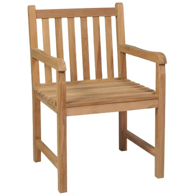 Produktbild von VidaXL 3073004, Terrasse, Gepolsterter Sitz, Teak, Anthrazit, Polyester, 580 mm