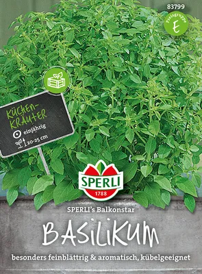 Produktbild von Sperli Basilikum SPERLI´s Balkonstar - Kräutersamen
