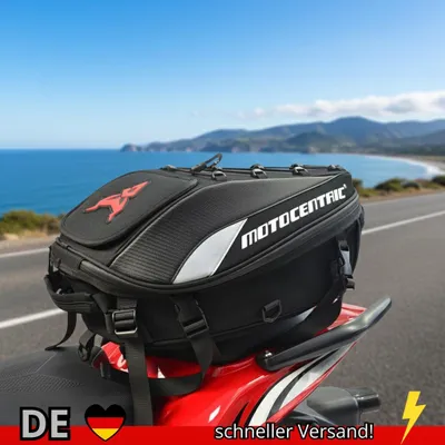 Produktbild von MOTOCENTRIC Motorrad Rücksitztaschen Wasserdichte Hecktasche Rücksitztasche