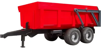 Produktbild von bruder 02211 - Wannenkippanhänger - 1:16 Kippanhänger Transportanhänger Bordwandanhänger Muldenkipper Traktor-Zubehör Landwirtschaft Bauernhof
