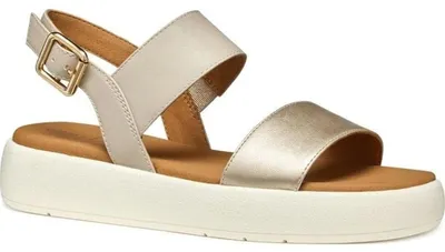 Produktbild von Geox Damen Klassische Sandalen D550NA 0NFBC C2235 Farbe: Gold Größe: 41