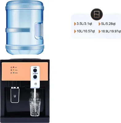 Immagine prodotto di Distributore d'acqua, 220 V, potenza di riscaldamento 550 W, potenza di raffreddamento 75 W, temperatura minima di raffreddamento 8 °C, temperatura massima di riscaldamento 95 °C