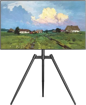 Image de Support mural pour écran de télévision - Compatible avec les écrans LED, LCD et OLED de 32 à 65 pouces - Écran pivotant et réglable en hauteur - Support mural - Compatible VESA jusqu'à 400x400 mm