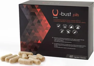 Produktbild von 500 Cosmetics - U-Bust Brustvergrö ß erungs-Kapseln - 60 Kapseln