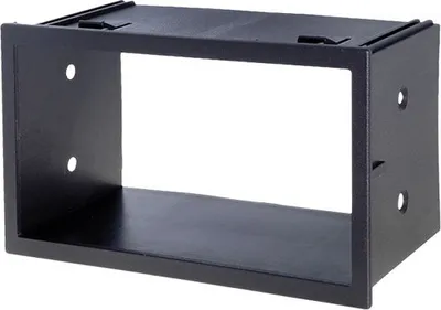 Produktbild von Audioproject A226 - Universal Doppel-DIN Einbau-Schacht Auto-Radio kompatibel mit VW Passat B5 Golf 4 Bora T4 Polo Lupo Seat Peugeot 207 307 Volvo S40 V40 schwarz Navigation