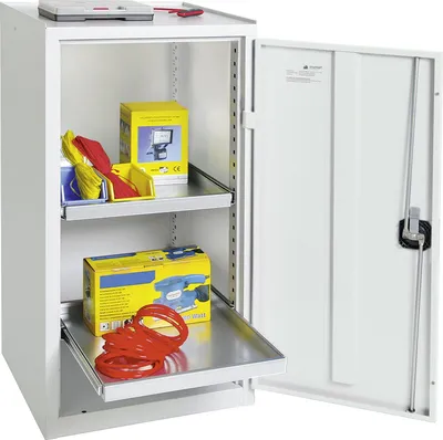 Produktbild von Stumpf Werkzeug- und Materialschrank Serie 3000 lichtgrau + 2 Auszugsböden - 3001507