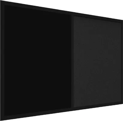 Immagine prodotto di Lavagna in sughero COMBI sughero nero / magnetica nera 60x40 cornice in legno laccato nero