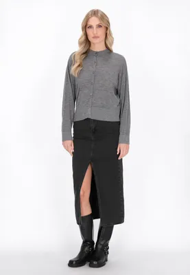 Produktbild von SAPORTA damen pullover - grau melange, S