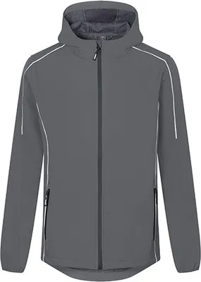 Immagine prodotto di Promodoro 7830 | Giacca Softshell leggera da uomo impermeabile 8.000 mm - Colore: Grigio acciaio - Taglia: 5XL