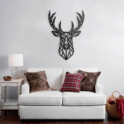 Immagine prodotto di Cornice decorativa 62x87 cm cervo nero