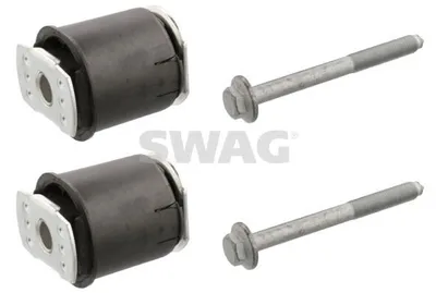 Produktbild von SWAG 30 93 2632 Reparatursatz Achskörper Hinten links Hinten rechts für VW GOLF VI (5K1) Golf V Schrägheck (1K1) TIGUAN (5N) Passat Variant (3C5)