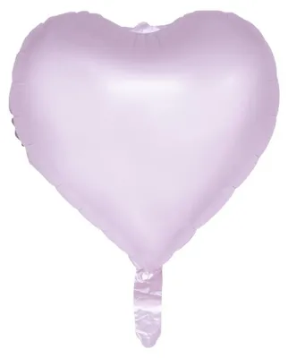 Obrázok produktu pre Fóliový balónik v tvare srdca, pastelovo fialový, 45 cm