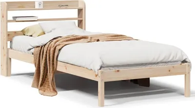 Produktbild von vidaXL Massivholzbett ohne Matratze 75x190 cm Kiefernholz