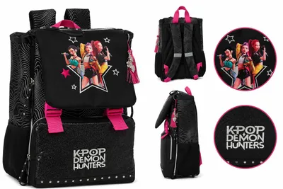 Zdjęcie produktu dla Tornister Plecak Szkolny K-POP Demon Hunters Energy 41 cm