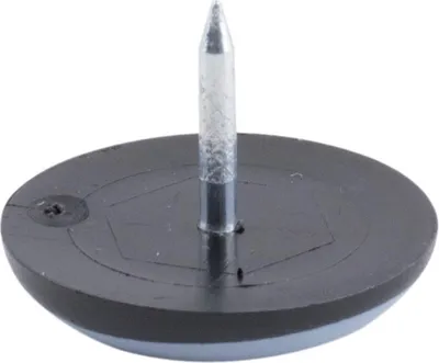 Produktbild von Möbelgleiter mit Teflonbeschichtung, 25 mm Durchmesser, grau