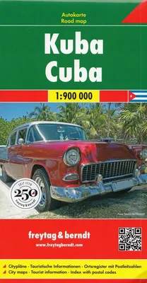 Produktbild von Kuba, Autokarte 1:900.000
