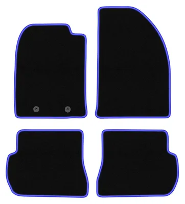 Obrázok produktu pre Velúrové autokoberce pre: Ford Fusion 2002-2005 hatchback čierno-modré