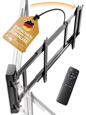 Productafbeelding van TV Wandbeugel Elektrisch Zwenkbaar Tot 170°, VESA tot 600×400