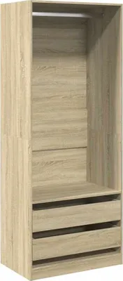 Obrázek produktu pro vidaXL Šatní skříň Sonoma dub 80x50x200 cm materiál na bázi dřeva