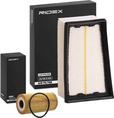Produktbild von RIDEX Filterset Inspektionspaket Filtersatz für NISSAN Qashqai / Qashqai +2 I (J10, NJ10) für RENAULT KOLEOS (HY)
