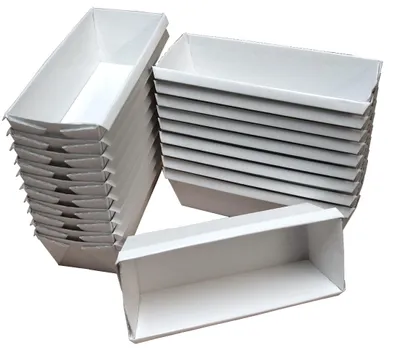 Produktbild von equipster Fleischkäseform Leberkäseform Leberkasform Backform aus Papier 20 Stück für 500 Gramm