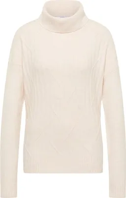 Produktbild von TOS_Cosy graphic rollneck 17089 light greige Größe S