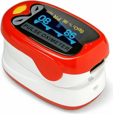 Produktbild von Pulsoximeter Kinder | Plethysmographische Welle | Lustiges Vogeldesign | Sicher und zuverlässig | Mobiclinic