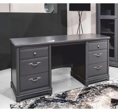 Produktbild von Casa Padrino Landhausstil Schreibtisch Grau 155,8 cm - Landhausstil Büro Möbel