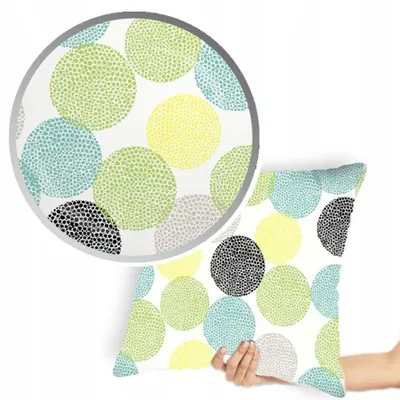 Produktbild von Designpremium Baumwolle Kissenbezug Tupfen 40x40 cm