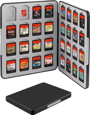 Zdjęcie produktu dla Etui na karty 24 gniazda na kartridże i karty SD do gier Nintendo Switch 1/2