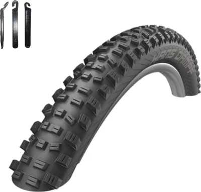 Immagine prodotto di 1 x copertone pieghevole Schwalbe Hans Dampf Performance Line 60-507 (24 x 2,35) incl. leva per copertoni
