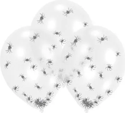 Zdjęcie produktu dla Balony Lateksowe Clear Spider Filled 27,5Cm 6Szt