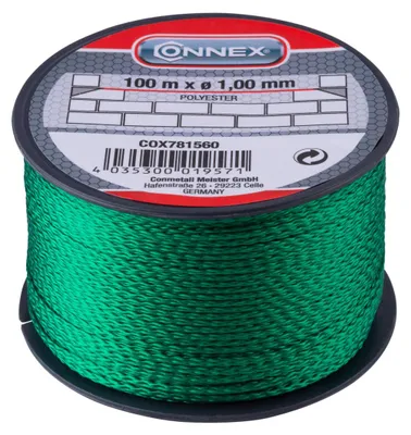 Produktbild von Connex Maurerschnur 100 m Ø 1 mm grün