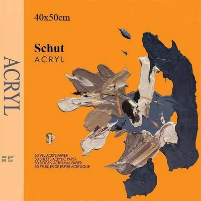 Immagine prodotto di Blocco professionale Schut per acrilico, 40x50 cm, 360 g, 50 fogli