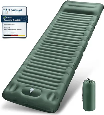 Produktbild von Camping Isomatte Luftmatratze 12 cm, mit Fußpumpe, wasserdicht, für Outdoor