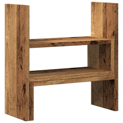 Immagine prodotto di vidaXL Organizzatore da scrivania regolabile in legno vecchio 40x17x41 cm
