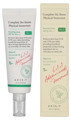 Produktbild von Complete No-Stress Physical Sunscreen SPF50+  Gesichtscreme mit Filter 50 ml